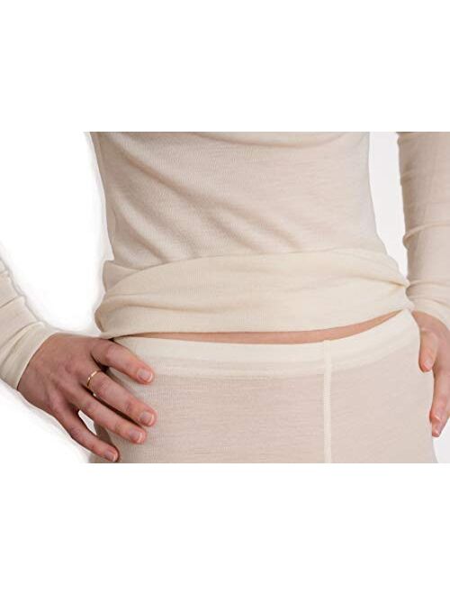 Hocosa Women’s Organic Wool-Silk Long-Underwear Pants