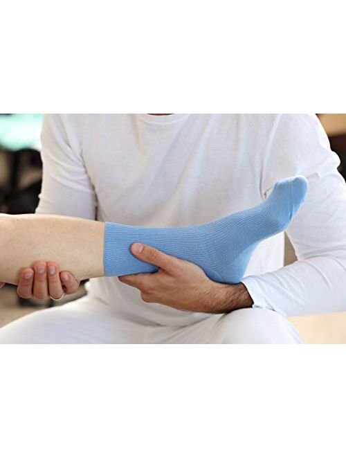 Buy 8 pairs of DIABETIC NonElastic Cotton Socks for SWOLLEN FEET for Mens & Womens online