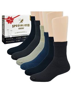 Diabetic Socks for Men, Premium, Soft, Extra Comfortable. 6 Pairs