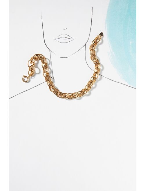 Anthropologie Oversized Chain Link Necklace