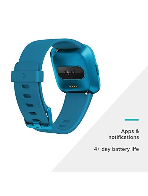 Fitbit Versa Lite Edition Smart Watch, One Size (S and L Bands Included)