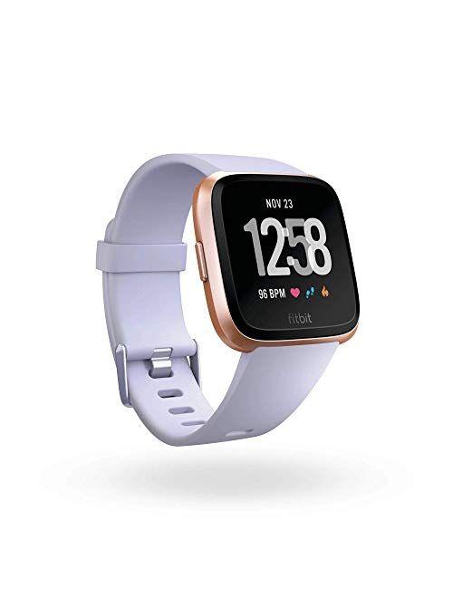 Fitbit Versa Smart Watch - Periwinkle/Rose Gold One Size (S & L Bands Included)