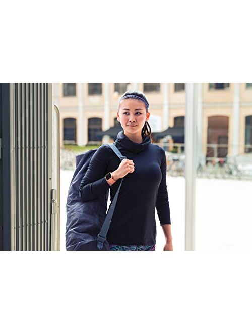 Fitbit Versa Smart Watch, Peach/Rose Gold Aluminium, One Size (S & L Bands Included) (Renewed)