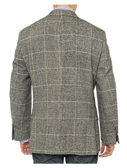 Luciano Natazzi Men's 2 Button Luxe Camel Hair Suit Jacket Sport Coat Blazer