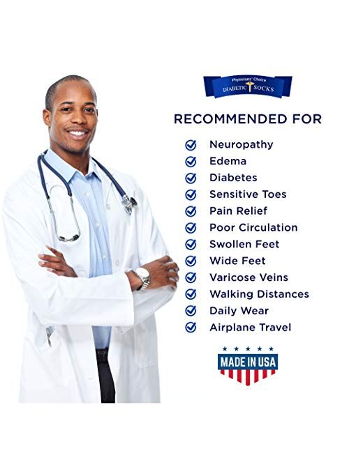 Diabetic Crew Socks for Men - 12 Pack - Tan - Size 10-13