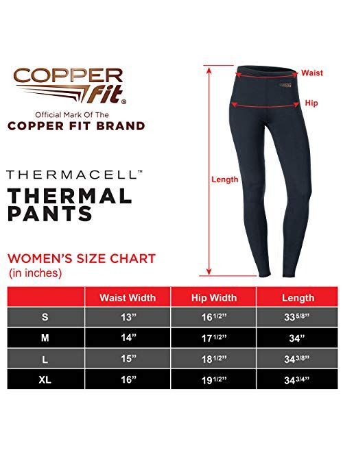 Copper Fit Women's Copper Infused Thermal Pant Base Layer