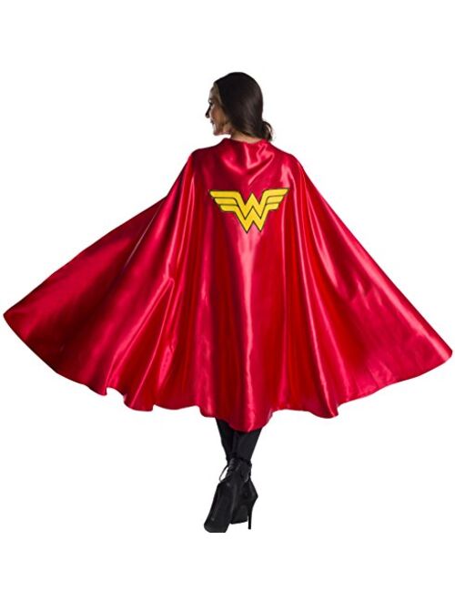 Rubie's Women's DC Comics Deluxe Wonder Woman Cape, As Shown, One Size