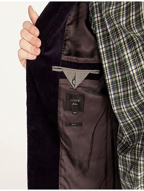 J.Crew Ludlow Slim-fit blazer in Italian stretch cotton corduroy