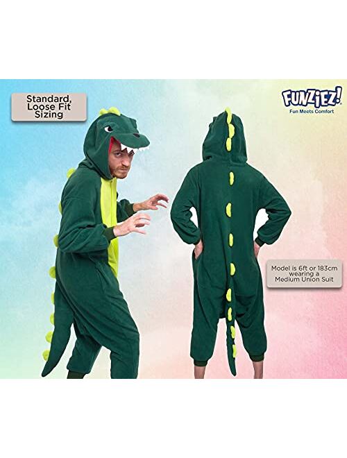 Silver Lilly Adult Onesie - Dinosaur Costume - Animal Onesie - Cosplay - Costumes for Adults