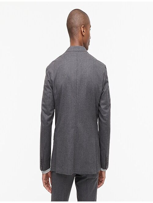 Ludlow Slim-fit unstructured suit jacket in English wool-cotton twill