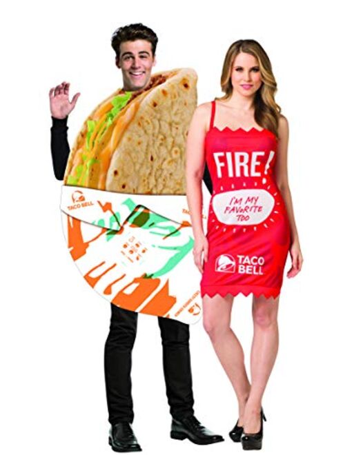 Taco Bell Gordita and Fire Sauce Couples Costume