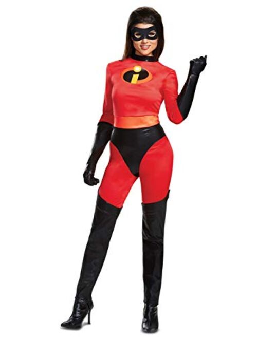 Disguise Women's Mrs. Incredible Skirted Deluxe Adult Costume