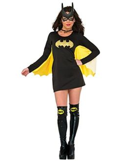 Women's Batgirl Costume Dress with Cape