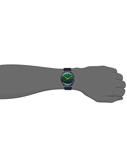 Swatch Transformation Quartz Silicone Strap, Purple, 20 Casual Watch (Model: SUOK712)