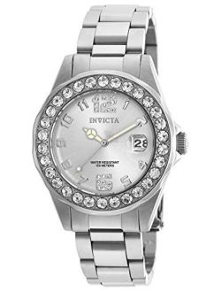 Women's 21396 Pro Diver Analog Display Quartz Silver Watch