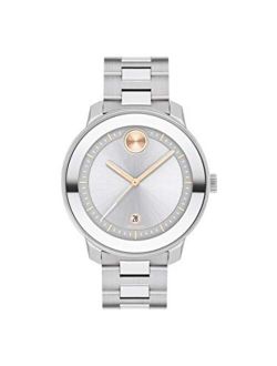 Women's Swiss Quartz Watch with Stainless Steel Strap, Silver, 16.95 (Model: 3600747)