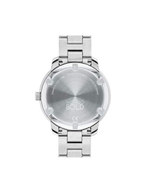 Movado Women's Swiss Quartz Watch with Stainless Steel Strap, Silver, 16.95 (Model: 3600747)