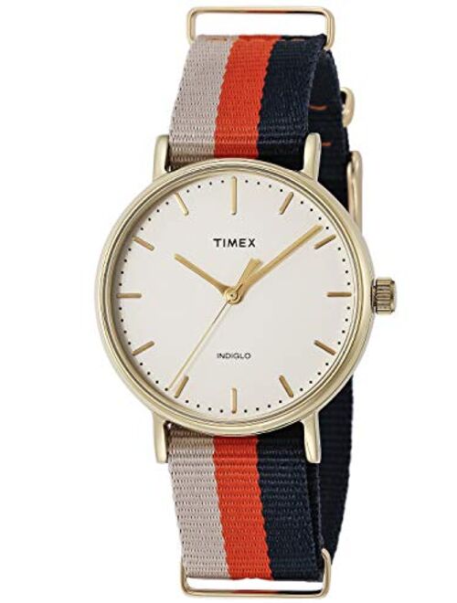 Timex Women's Fairfield 37mm Slip-Thru Strap Watch