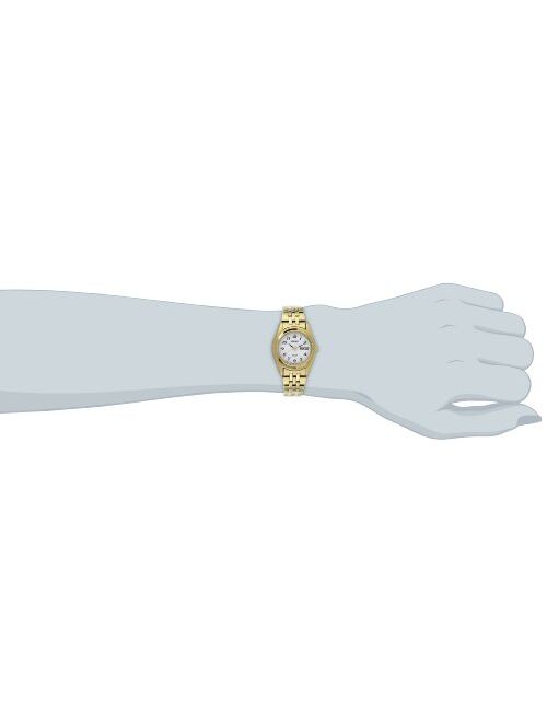 Seiko Women's SUT118 Solar Gold-Tone Stainless Steel Watch