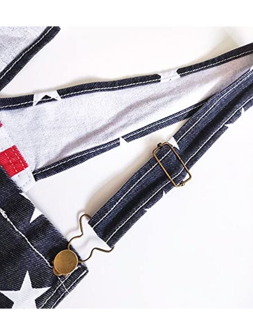 OeyFnbmO Men's Women's Overalls Shorts Denim bib Overalls Adjustable Straps Jumpsuit Jean Rompers with Pockets