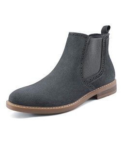 Men's Suede Leather Chelsea Ankle Boots