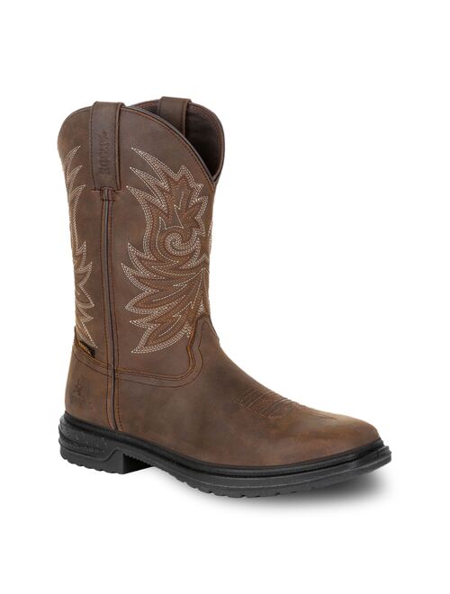 Rocky Worksmart Men's Waterproof Composite Toe Western Work Boots