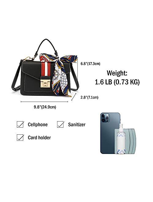 Scarleton Medium Top Handle Satchel Handbag for Women, Purses for Women, Tote bag for Women, H2065