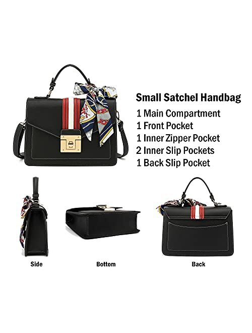 Scarleton Medium Top Handle Satchel Handbag for Women, Purses for Women, Tote bag for Women, H2065