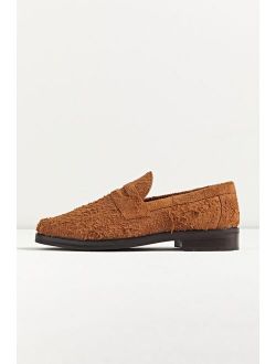 UO Hairy Suede Penny Loafer