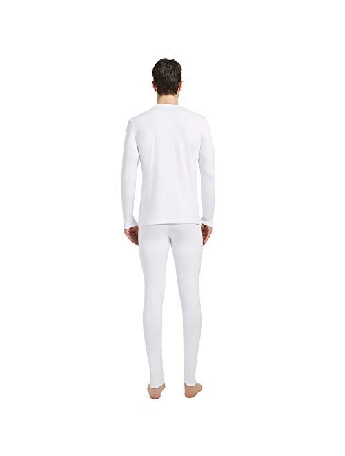 Starlemon Thermal Underwear for Men Ultra Soft Fleece Lined Thermal Winter Base Layers Long Johns Set
