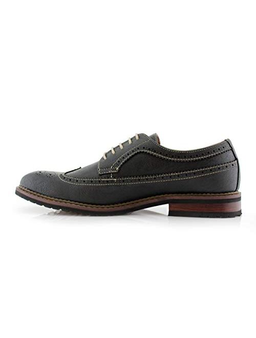 Ferro Aldo Men's Brogue Derby Shoes