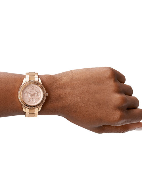 Fossil Rose Goldtone Stella Sport Bracelet Watch