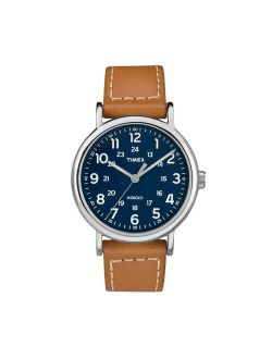 ® Unisex Weekender Leather Watch - TW2R42500JT