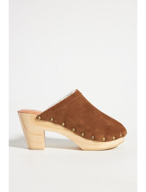 Beek Woodpecker Shearling-Lined Clogs