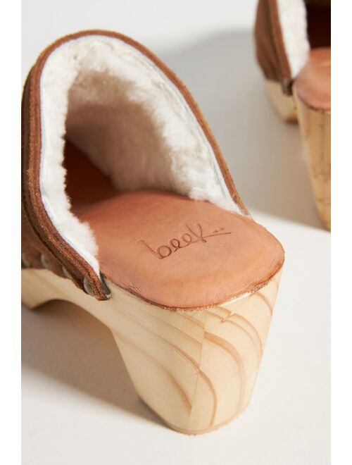 Beek Woodpecker Shearling-Lined Clogs