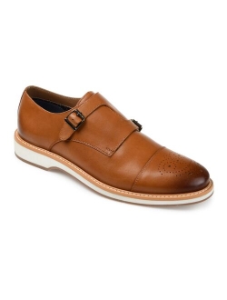 Ransom Men's Leather Monk Strap Shoes