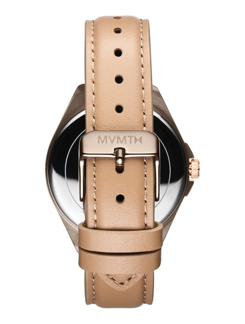 MVMT Women's Coronada-Malibu Fade Prosecco Leather Strap Watch 36mm