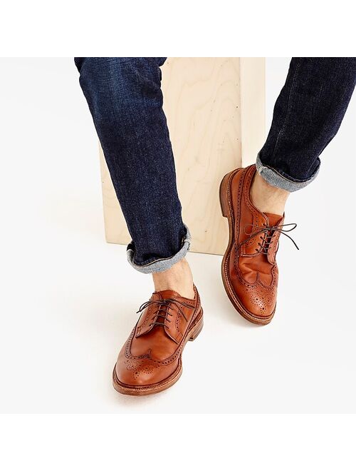 Alden® for J.Crew longwing bluchers in tobacco
