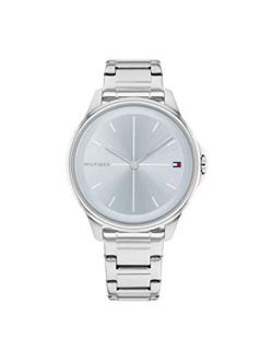 Women's Quartz Watch with Stainless Steel Strap, Silver, 16 (Model: 1782353)