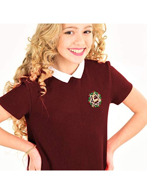 Hicarer 12 Pieces Enamel Christmas Brooch Pins Jewelry for Woman Kids Holiday Xmas Gift