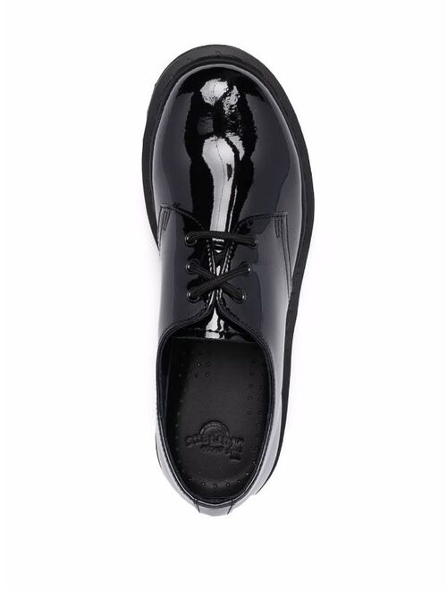 Dr. Martens high-shine lace-up loafers