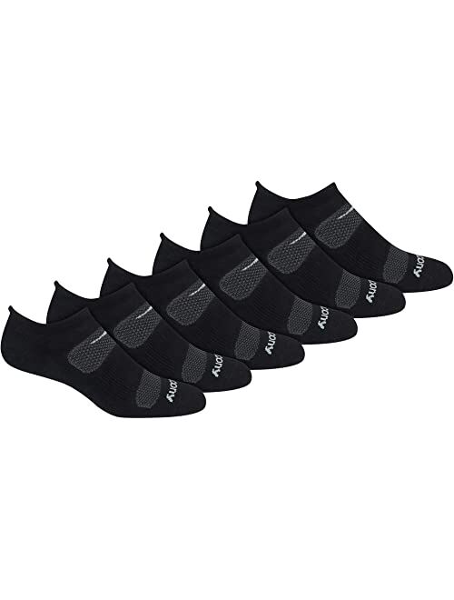 Saucony Men's Multi-pack Mesh Ventilating Comfort Fit Performance Tab Socks