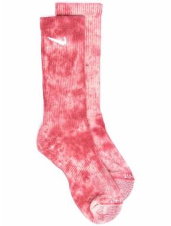 tie-dye effect socks