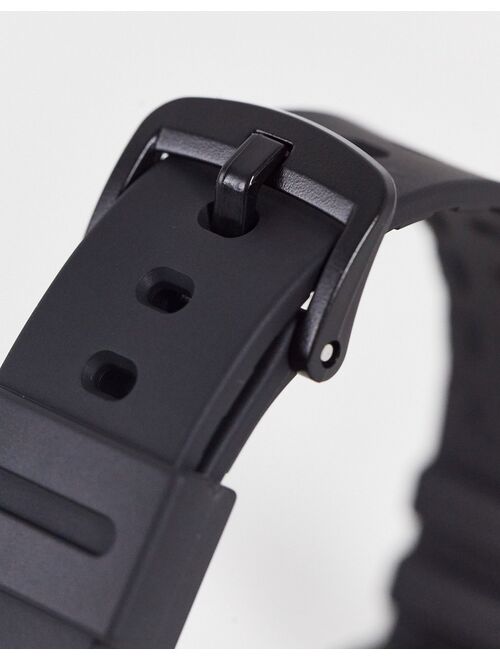 Casio G-Shock unisex silicone watch in black GMA-S2100