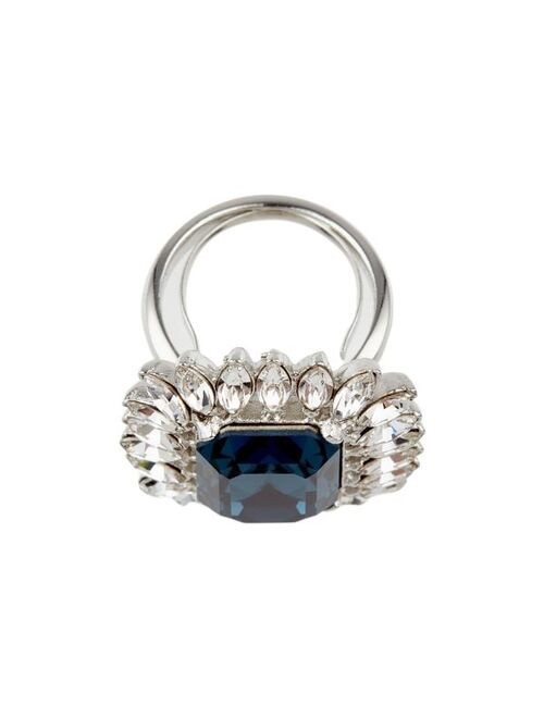 crystal embellishment cocktail ring