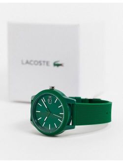 12.12 silicone watch in green