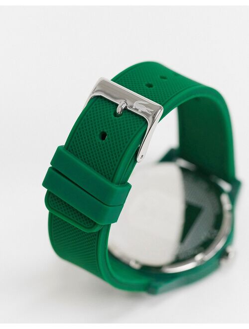 Lacoste 12.12 silicone watch in green