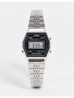 Vintage unisex digital bracelet watch in silver LA690WEA-1EF