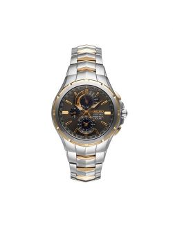 Men's Coutura Two Tone Stainless Steel Solar Chronograph Watch - SSC376