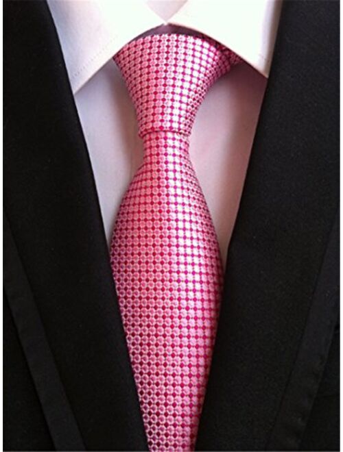 YanLen Lot 9 PCS Classic Men's Tie Necktie Woven JACQUARD Neck Ties